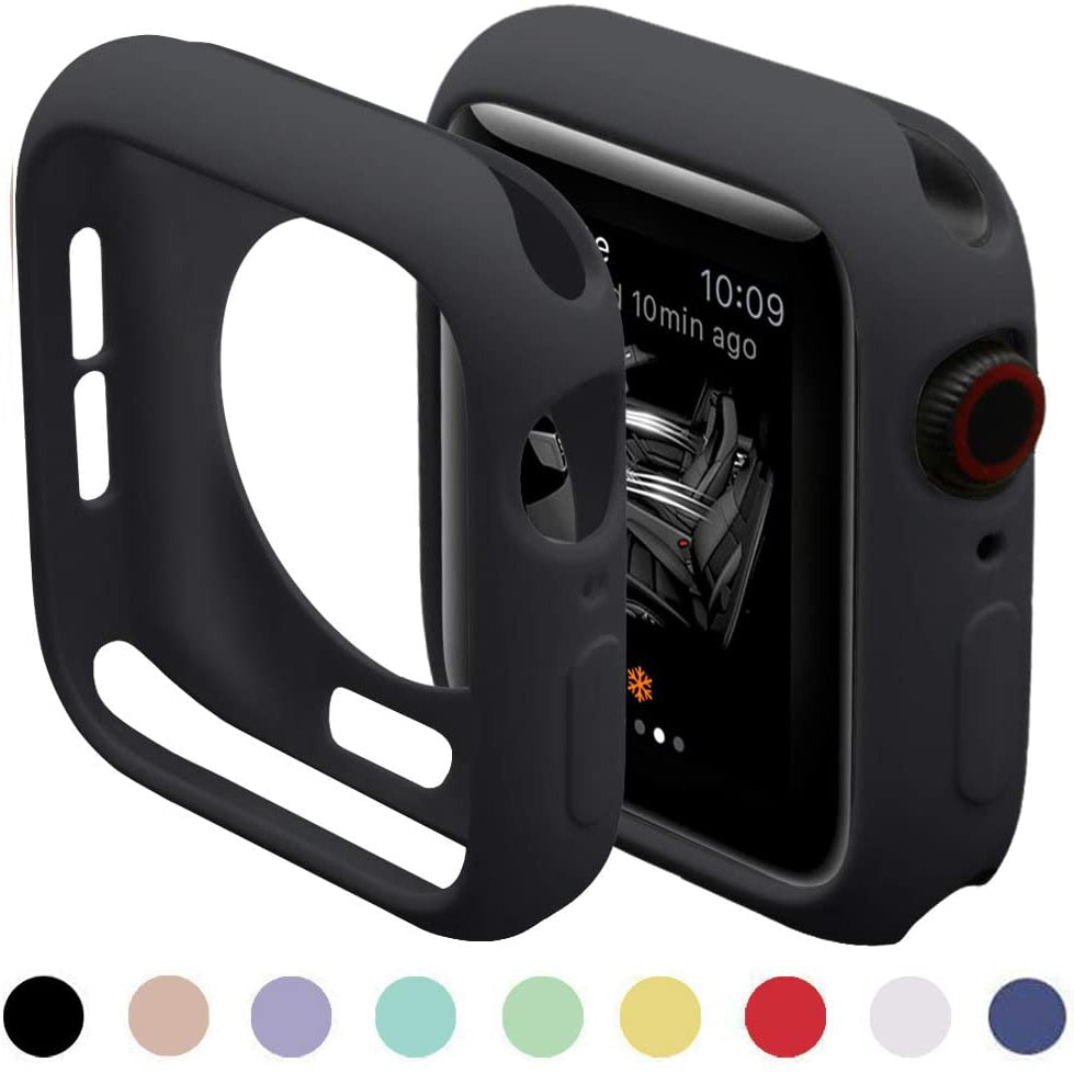 Candy Soft Silicone Case for Apple Watch 6 SE 5 4 3 2 1 42MM 38MM Cover Protection Shell for iWatch 4 5 6 3 2 40MM 44MM Bumper
