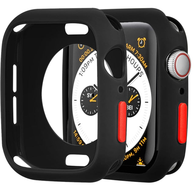 Candy Soft Silicone Case for Apple Watch 6 SE 5 4 3 2 1 42MM 38MM Cover Protection Shell for iWatch 4 5 6 3 2 40MM 44MM Bumper