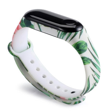 Cartoon pattern Strap For Xiaomi Mi Band 6 3 4 5 Silicone Wristband Sports Bracelet Mi Band 6 5 replacement strap For miband 3 4