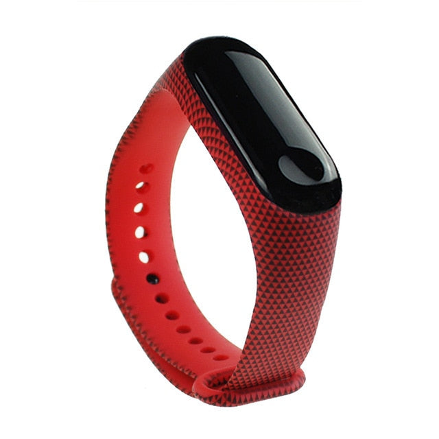 Cartoon pattern Strap For Xiaomi Mi Band 6 3 4 5 Silicone Wristband Sports Bracelet Mi Band 6 5 replacement strap For miband 3 4