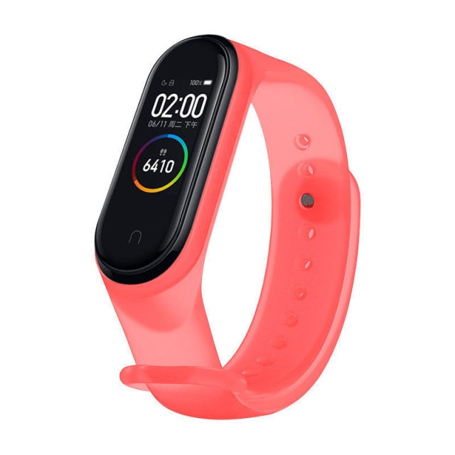 Cartoon pattern Strap For Xiaomi Mi Band 6 3 4 5 Silicone Wristband Sports Bracelet Mi Band 6 5 replacement strap For miband 3 4