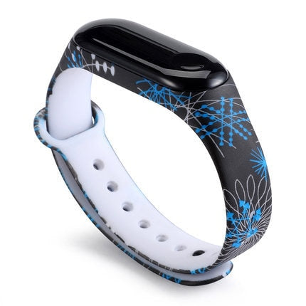 Cartoon pattern Strap For Xiaomi Mi Band 6 3 4 5 Silicone Wristband Sports Bracelet Mi Band 6 5 replacement strap For miband 3 4