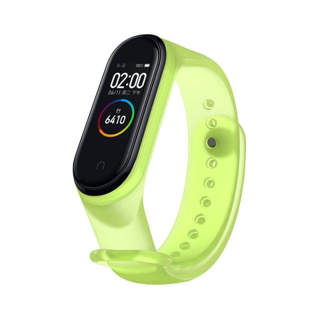 Cartoon pattern Strap For Xiaomi Mi Band 6 3 4 5 Silicone Wristband Sports Bracelet Mi Band 6 5 replacement strap For miband 3 4